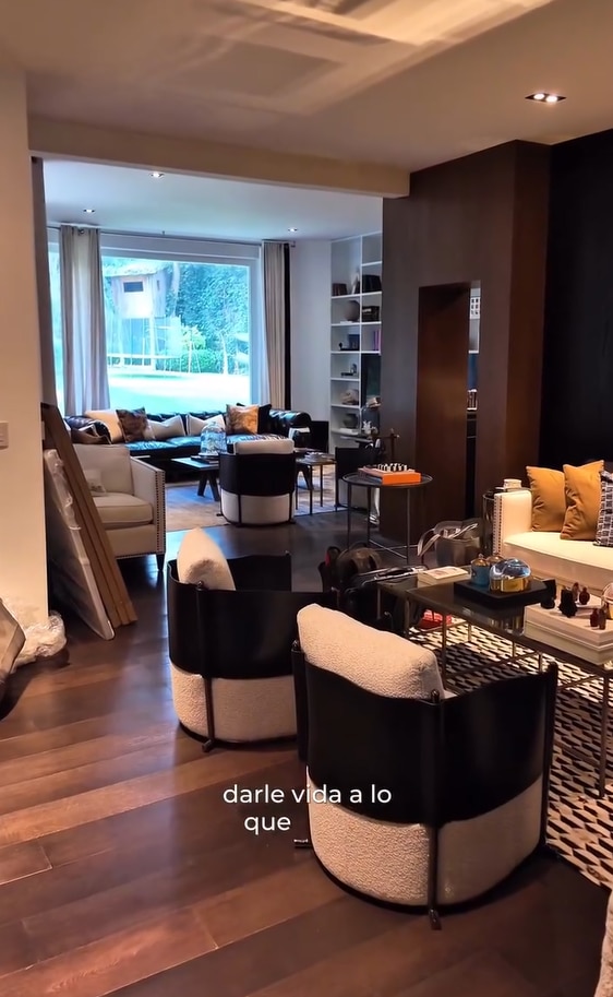 Una imagen del espacio principal en la casa de Galilea Montijo