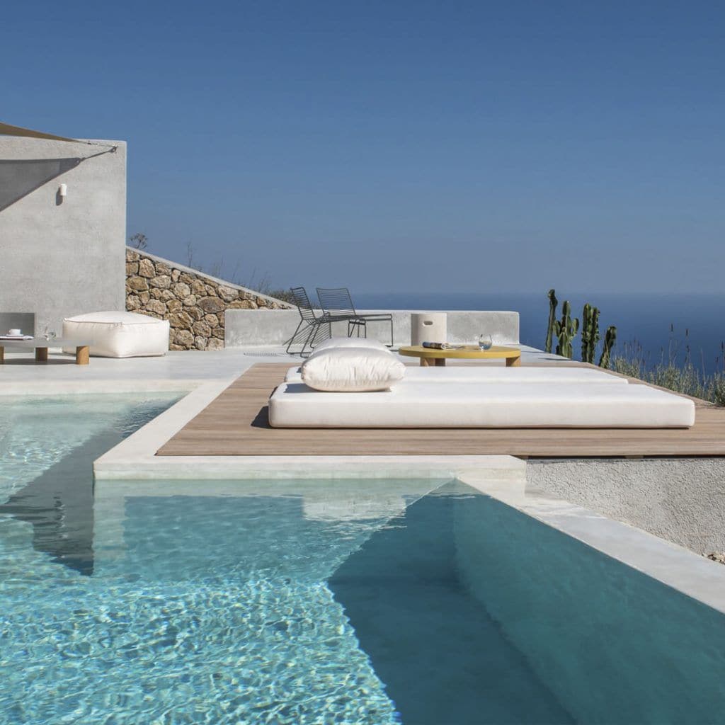 Piscina de microcemento