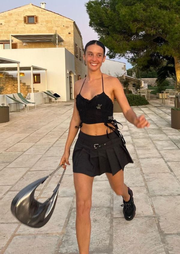 María Pedraza de escapada romántica en Menorca