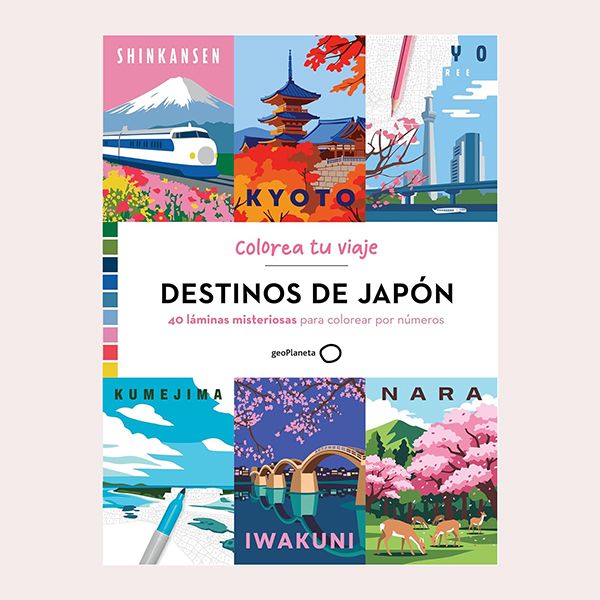  'Colorea tu viaje. Destinos de Japón', de Sophie Guët 