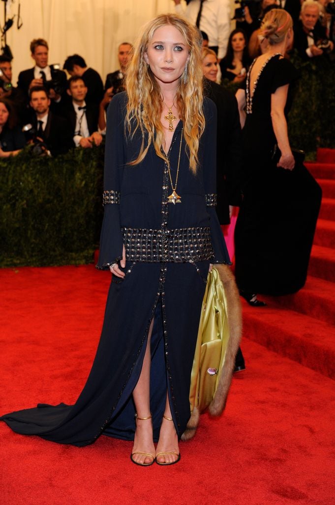 MAry Kate Olsen en la Met Gala 2013 Punk: From Chaos to Couture