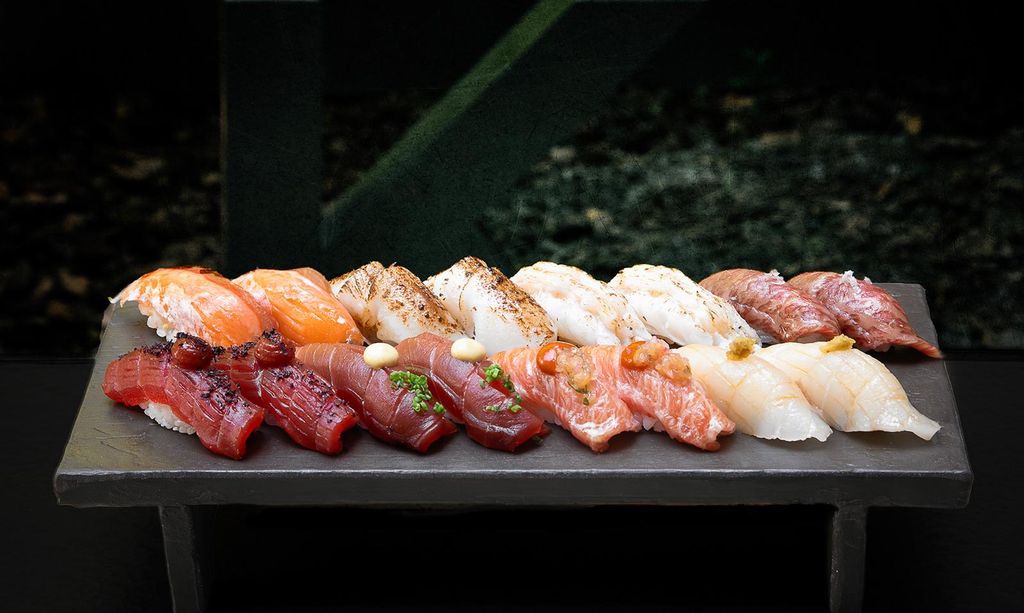 Nigiris de Kabuki Madrid.