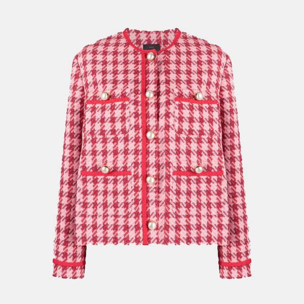 chaqueta tweed pinko
