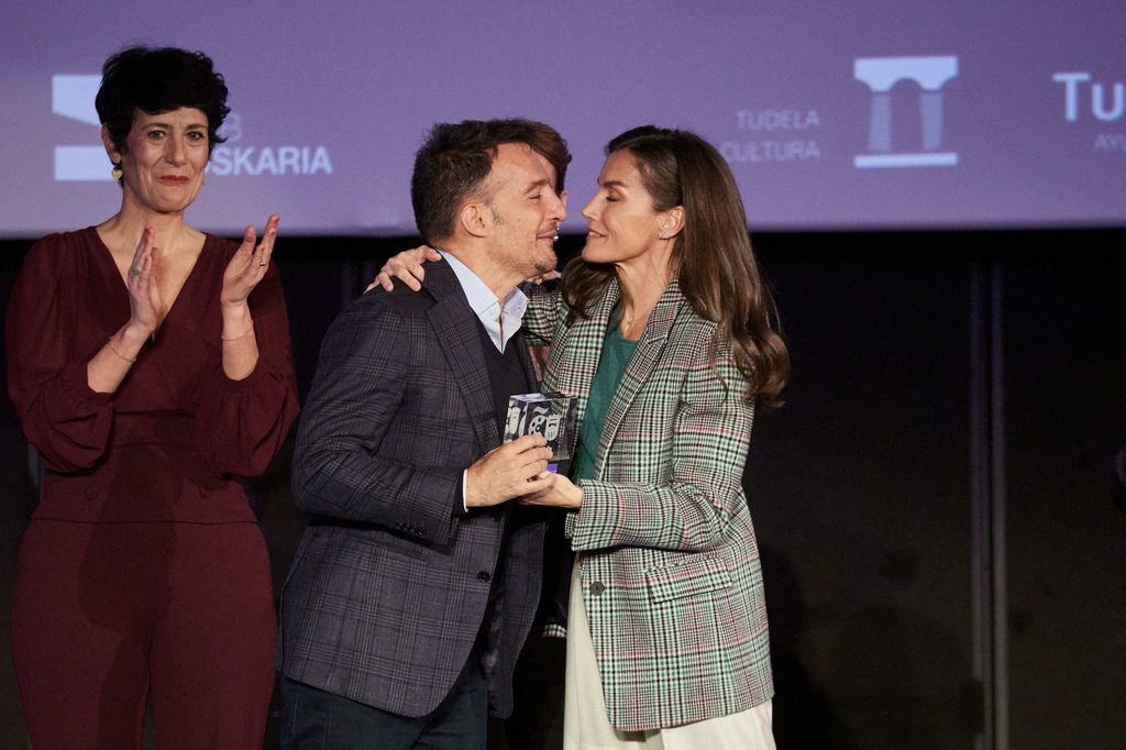 La Reina asiste al homenaje al cineasta de Alejandro Amenábar en Tudela (Navarra)