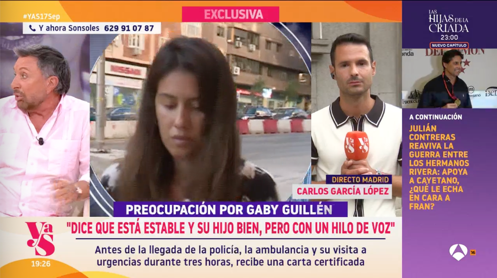 Gabriela Guillén en 'Y ahora Sonsoles'