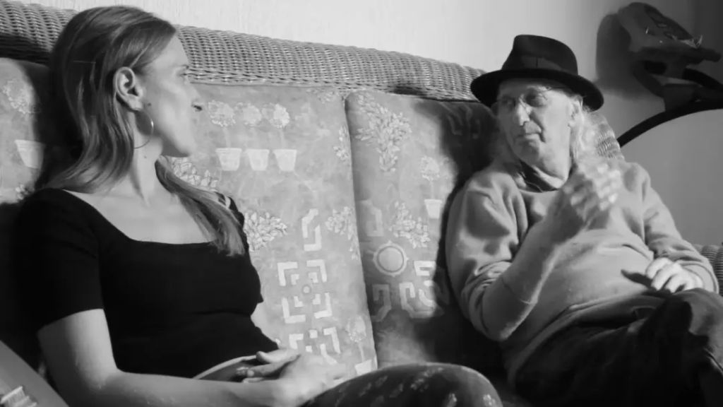 Juan Tamariz con su hija Alicia, que tiene 40 años