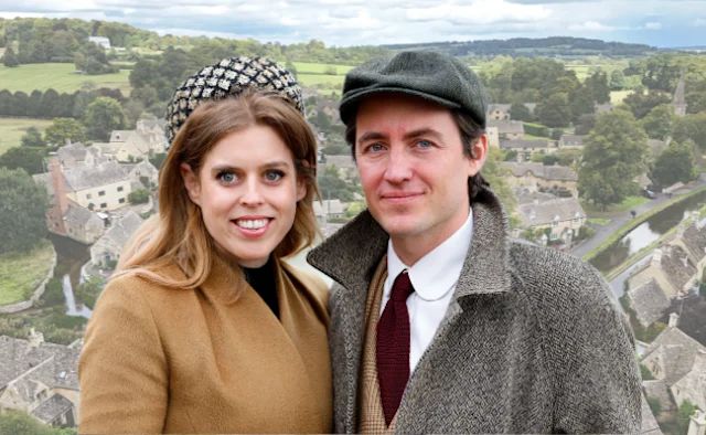 La princesa Beatriz y su marido Edoardo en su residencia de Cotswolds