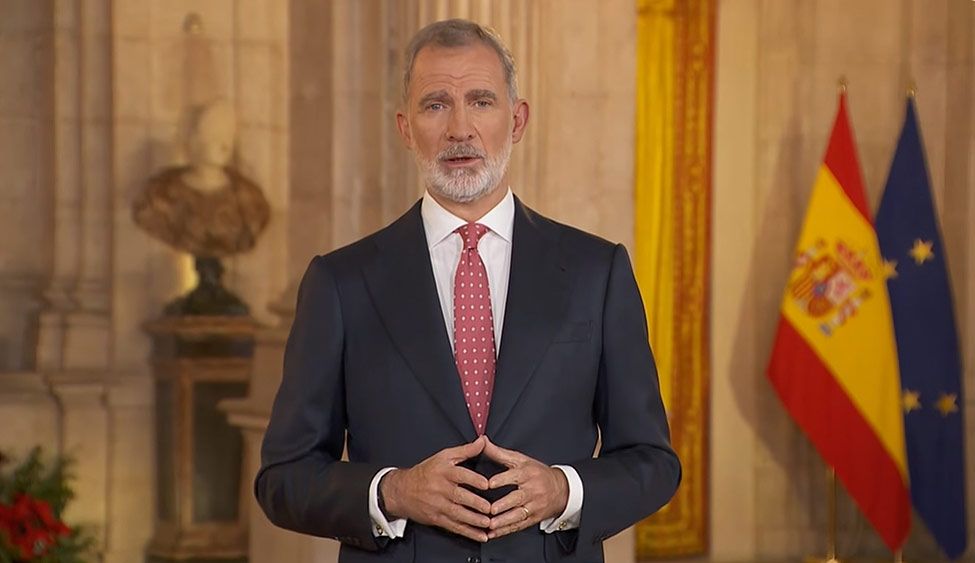 El rey Felipe, en su discurso de Navidad