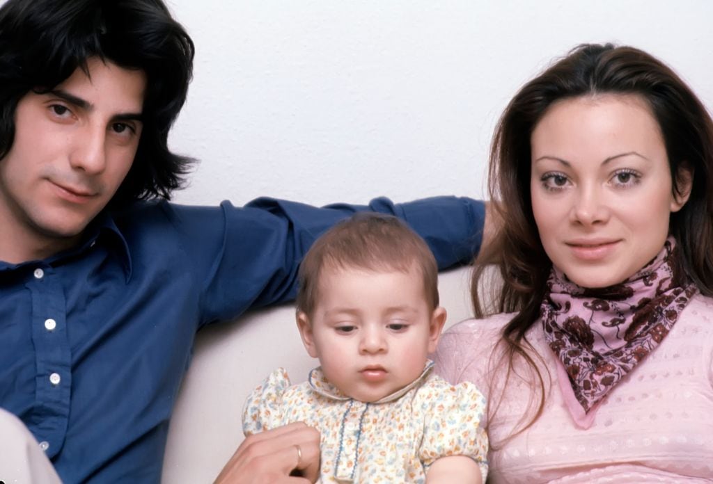 La cantante con su primer marido, Ignacio Gómez, y su hija Ivana