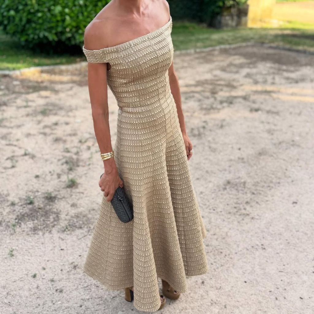 Inés Martín Alcalde en la boda de Angie Rigueiro
