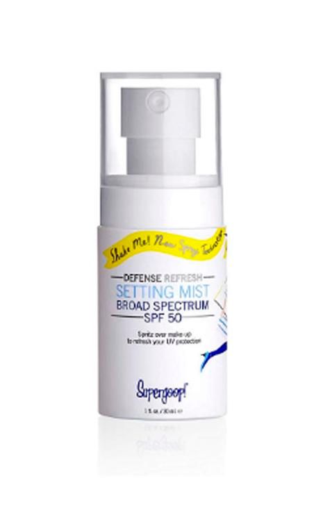 supergoop bloqueador defense refresh mist