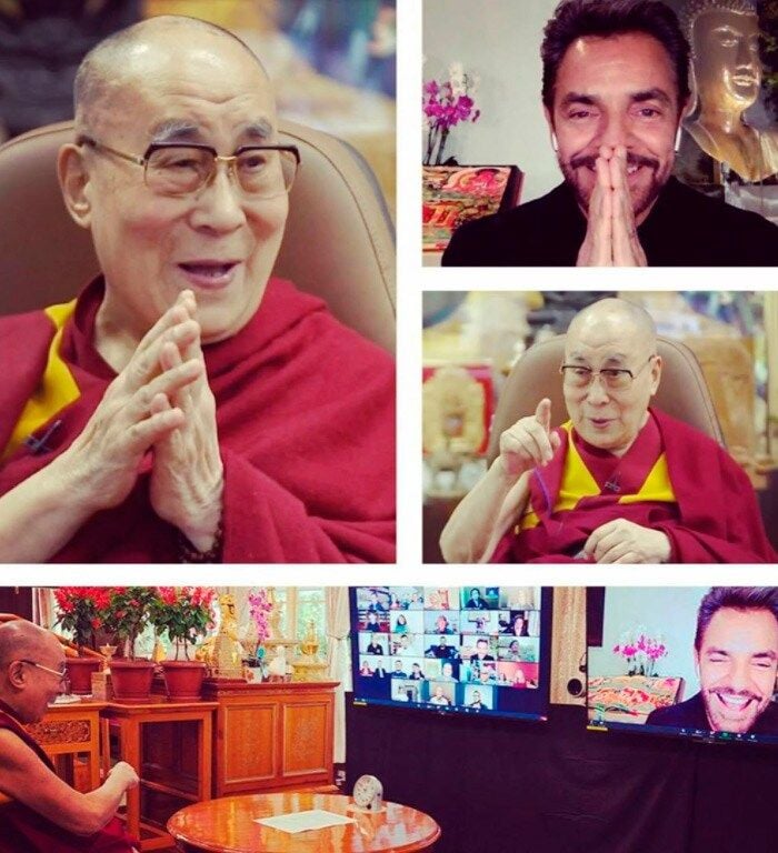 Eugenio Derbez y el Dalai Lama
