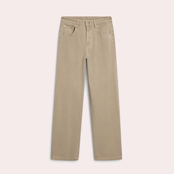 PANTALÓN TEJANERO TIRO MEDIO RELAXED FIT MASSIMO DUTTI
