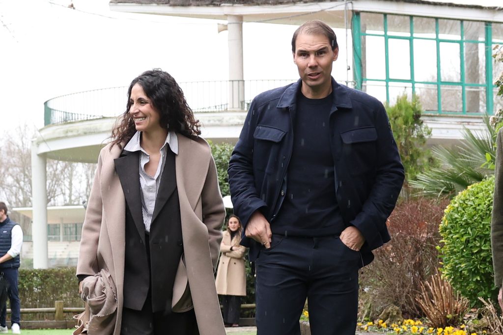 Rafael Nadal y María Francisco Perelló durante la presentación de "Spring&Swing" en Madrid