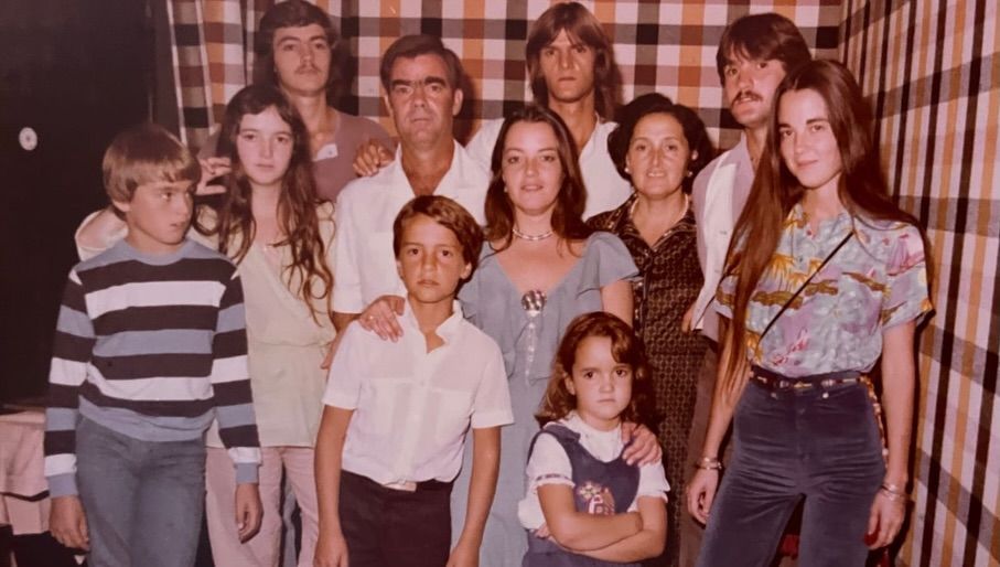 La familia Artiles en una foto para el recuerdo