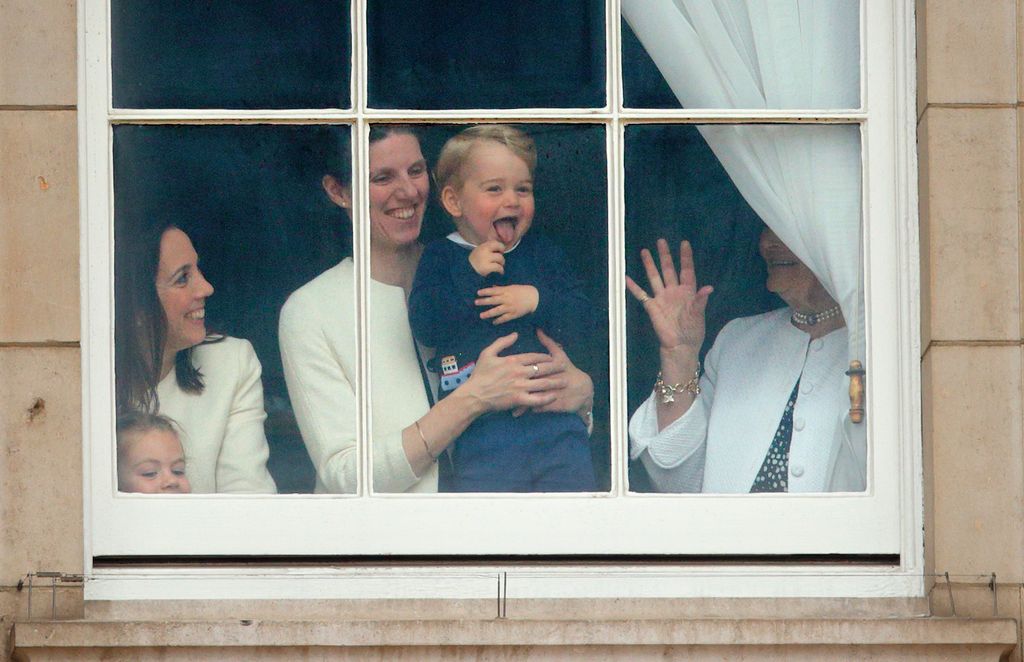 María Teresa, en Buckingham Palace