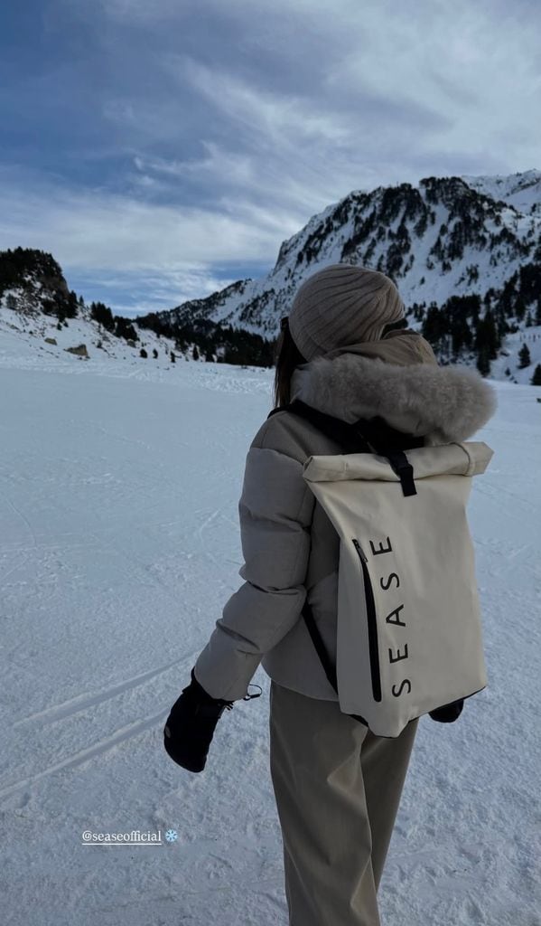 Sandra Gago en Baqueira.