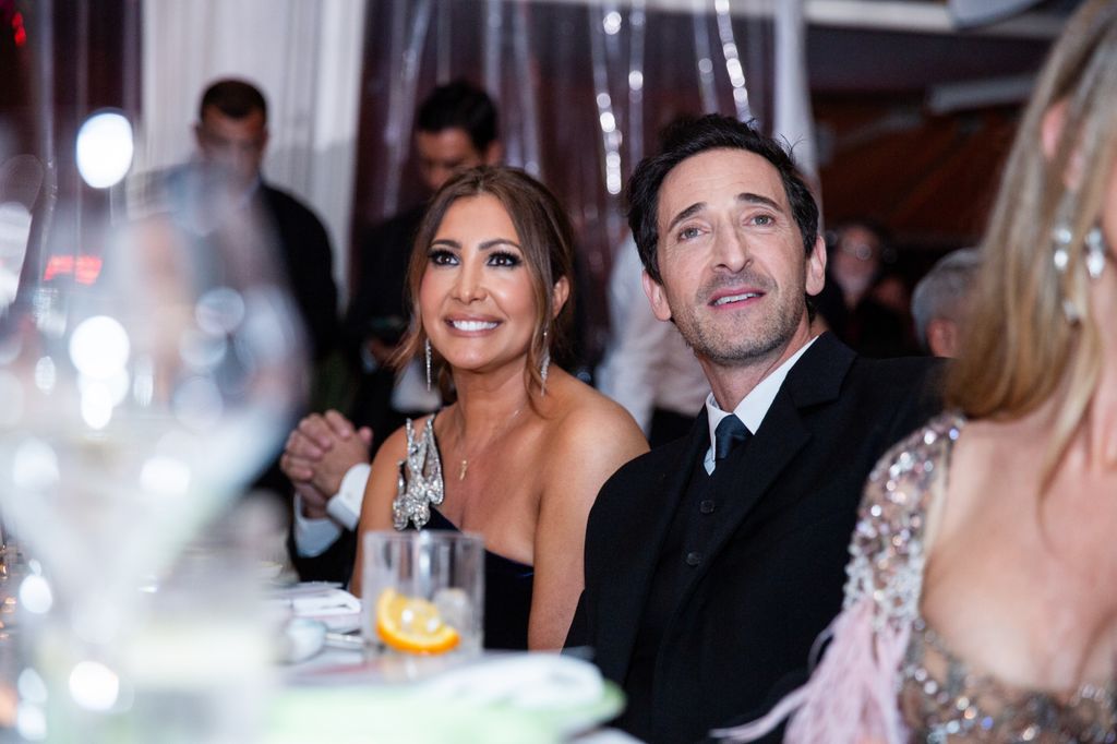María Bravo y Adrien Brody