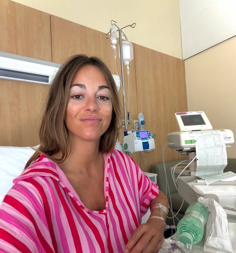 Sofía Ellar, en el hospital