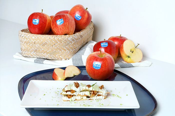 La receta de milhojas de manzana caramelizadas perfecta para esta temporada