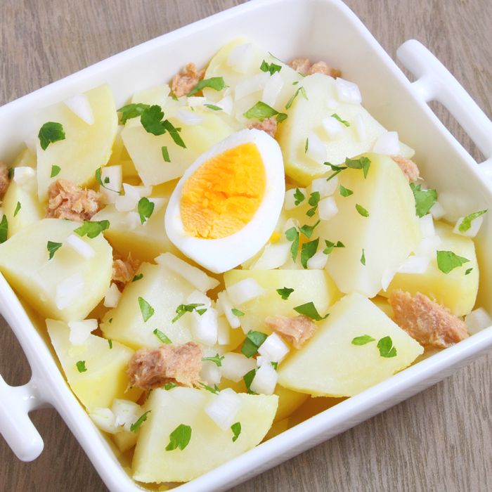 Papas aliñás.