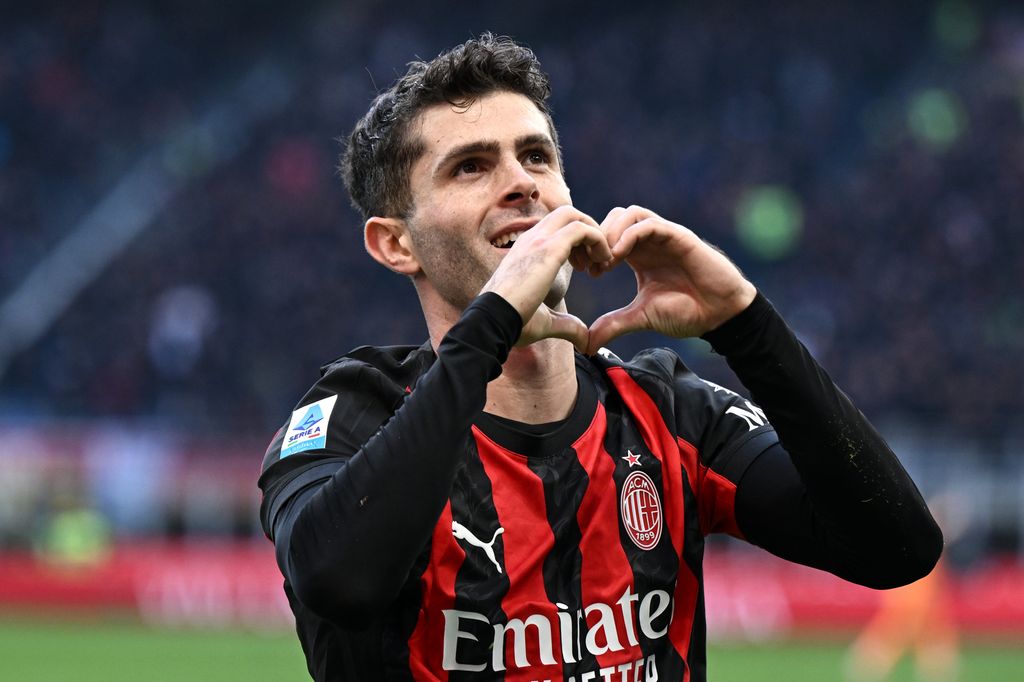 El futbolista Christian Pulisic en un partido del AC Milan el pasado 28 de diciembre