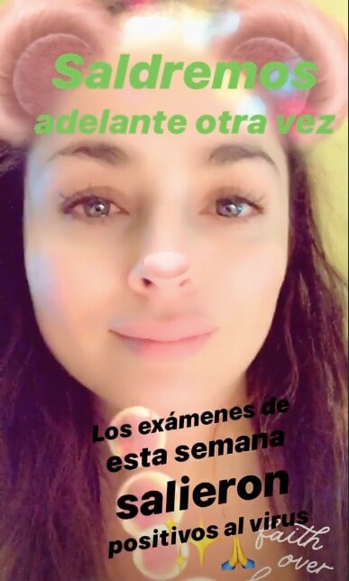 Danna García anuncia que vuelve a dar positivo al Covid-19