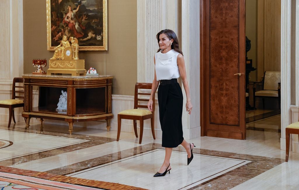 La reina Letizia con la selección femenina de futbol