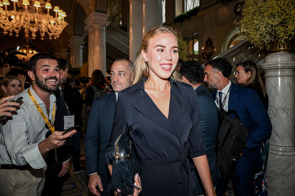 La princesa María Carolina acaparó el foco durante el acto