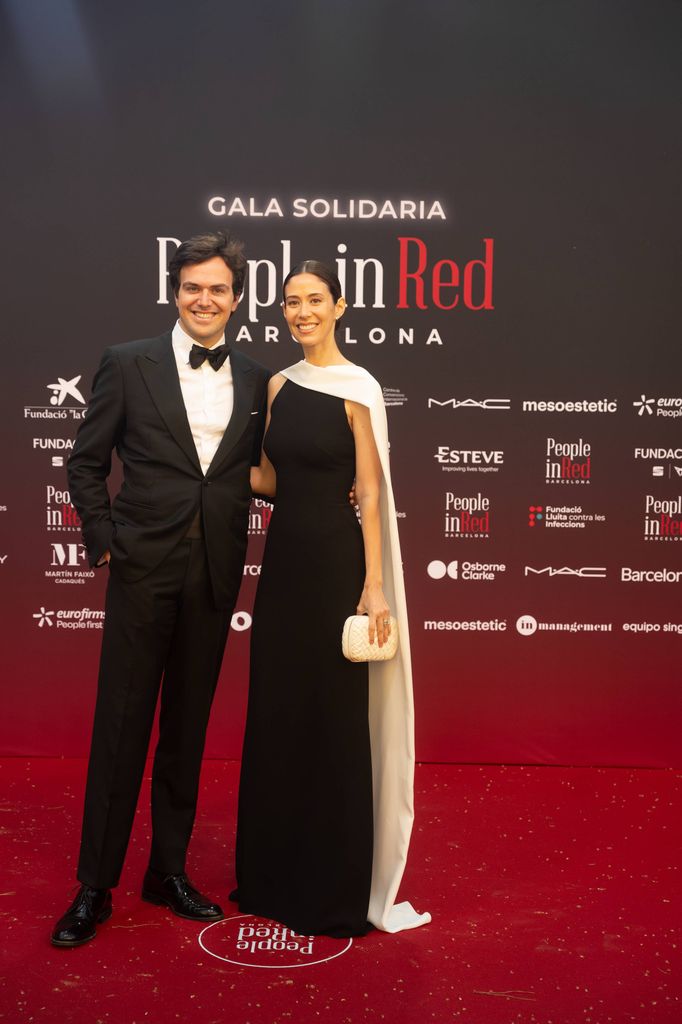 Daniel Clará y Anne-Marie Colling en la gala People in Red 2026