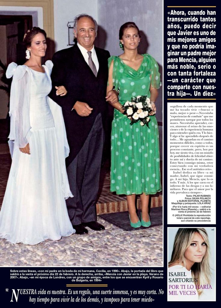 Isabel Sartorius biografía HOLA PLUS
