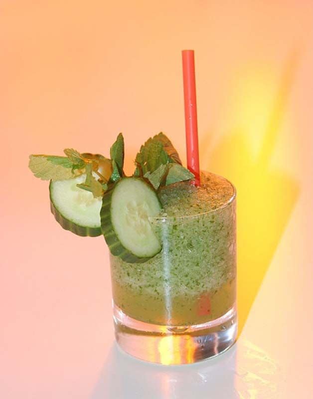Bebida de pepino detox