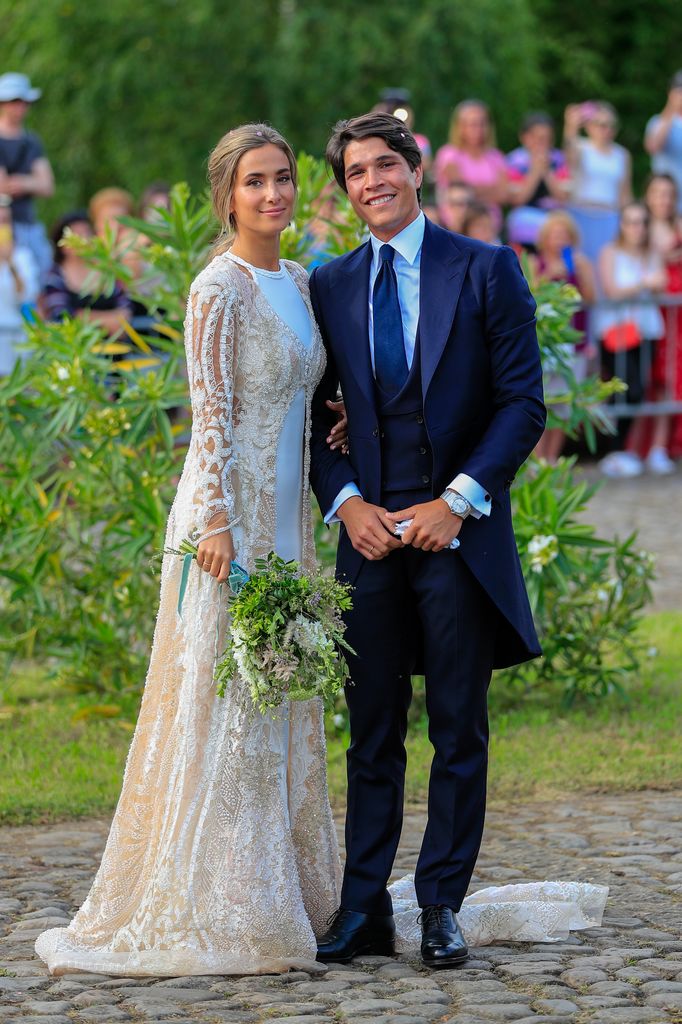 María Pombo y Pablo Castellano en su boda