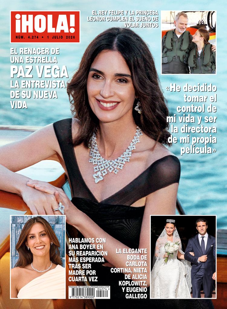 Paz Vega en la portada de ¡HOLA! 4274
