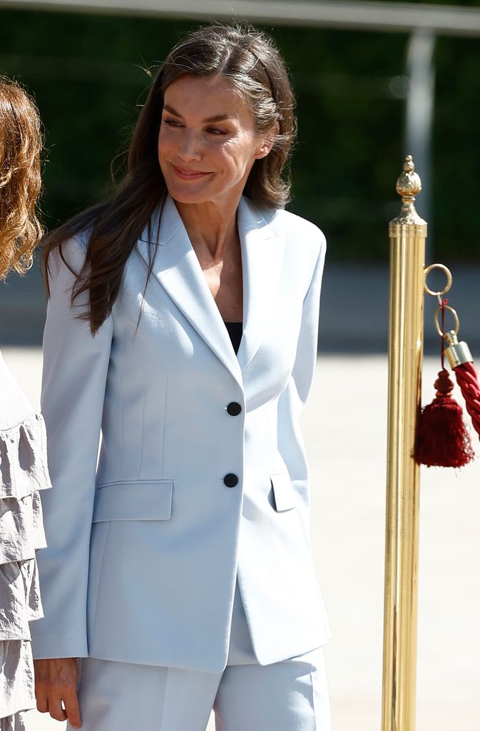 Los reyes Felipe y Letizia en su despedida antes del viaje de Estado a Egipto
