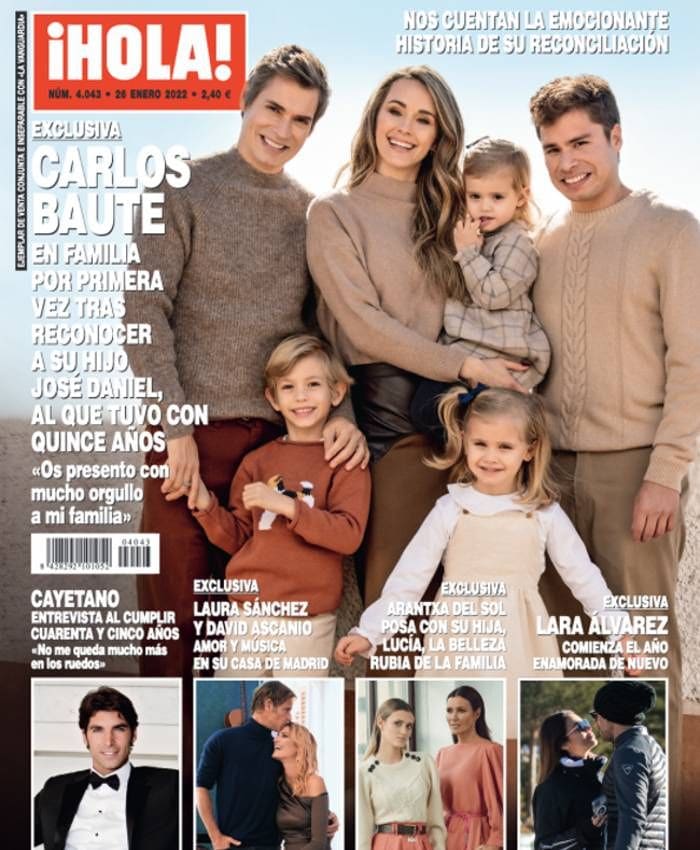Lara Álvarez, enamorada en la portada de ¡HOLA!