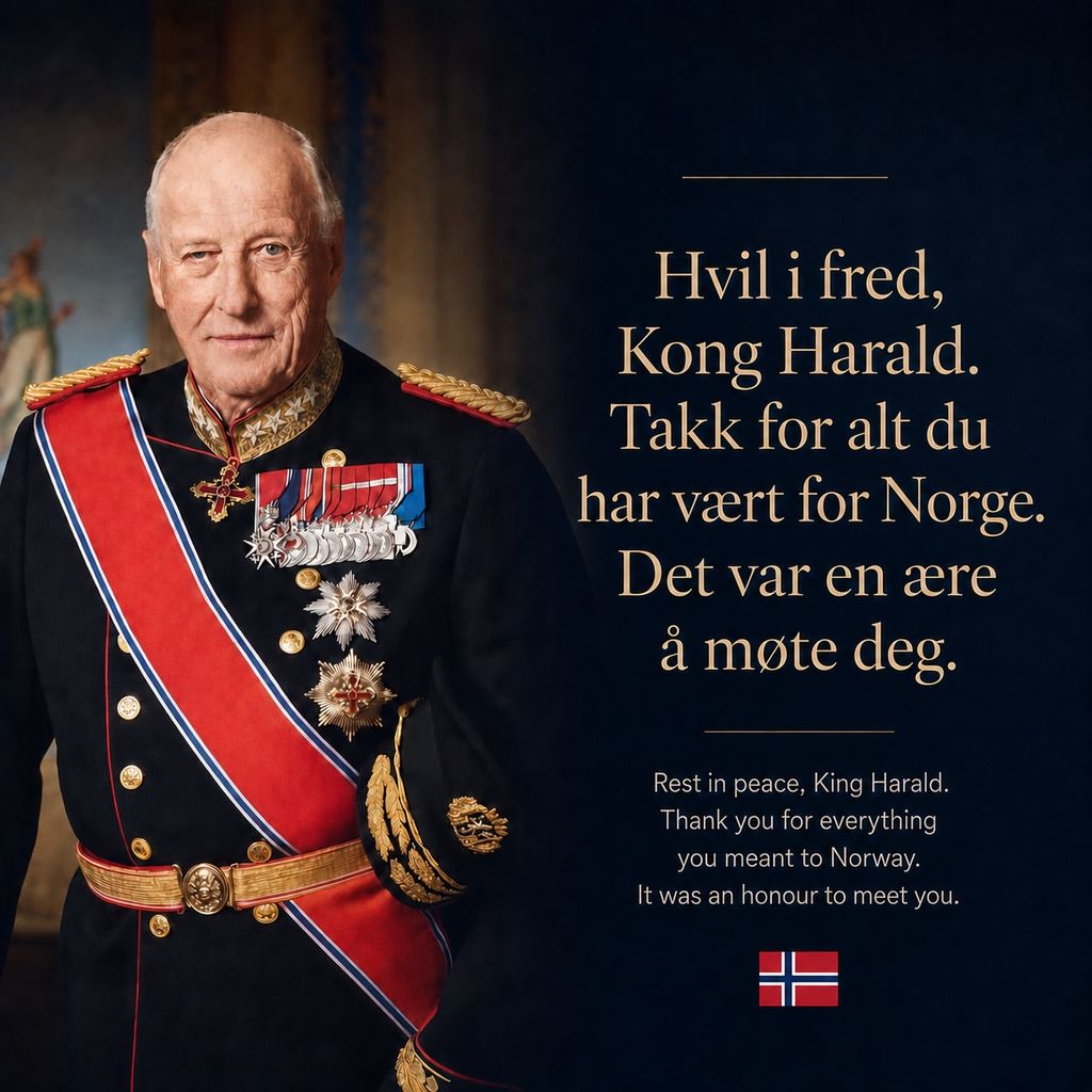 Erling Haaland se despide del rey Harald y recuerda con emoción su encuentro