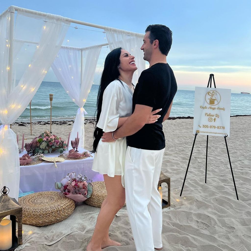 Toni Costa y Evelyn Beltrán