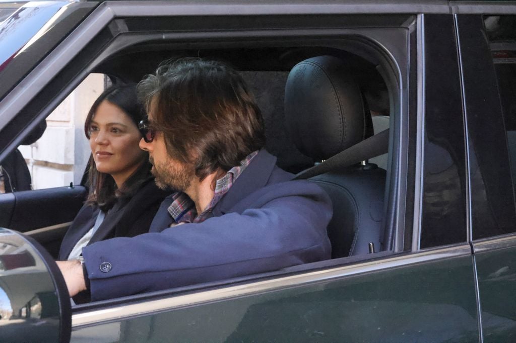 Primeras imágenes de Isabelle Junot y Álvaro Falcó tras conocer la muerte de Philippe Junot