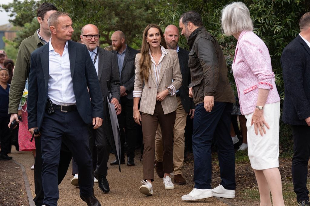 Kate Middleton, en una visita al hospital de Colchester.