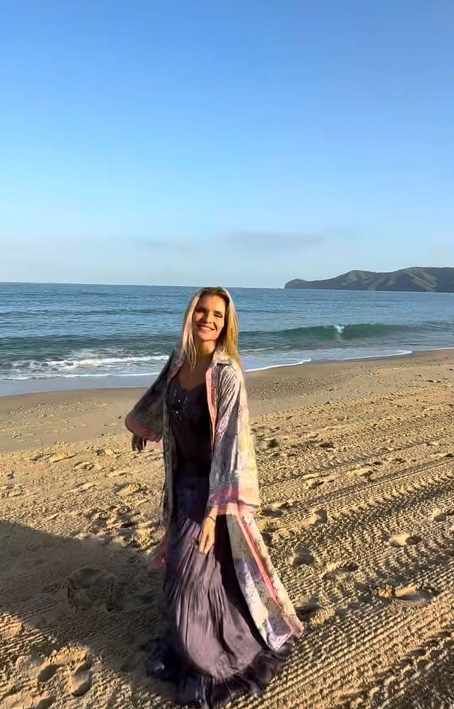 Esther Cañadas en su escapada a Marruecos.