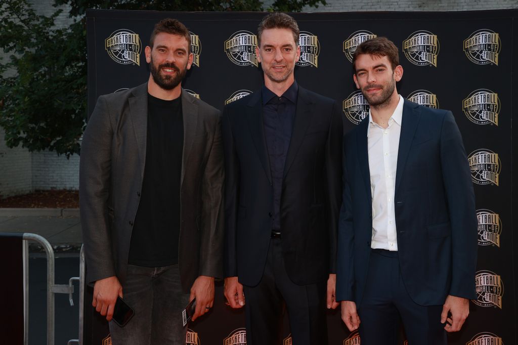 Marc Gasol, Pau Gasol y Adriá Gasol 