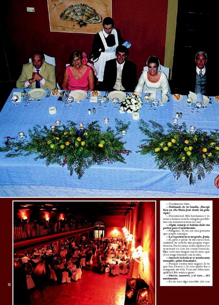 Boda Jesulín de Ubrique y María José Campanario 2002 ¡HOLA!