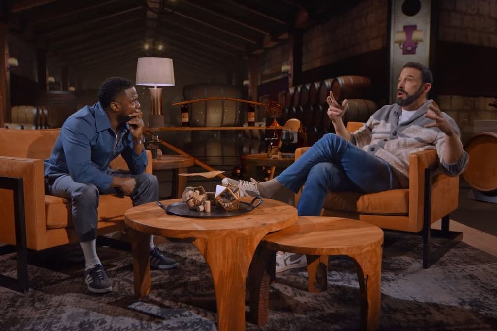Ben Affleck, entrevistado por Kevin Hart en su programa 'Hart to Heart' en 2024