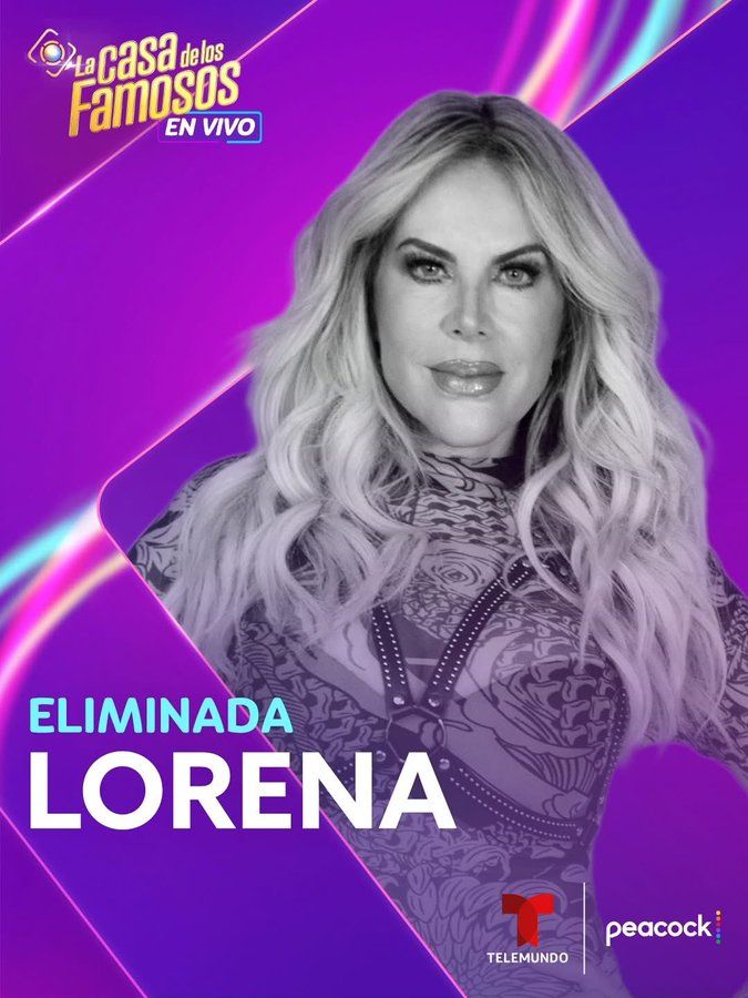 Lorena Herrera se convierte en la 12° eliminada de 'La Casa de los Famosos 6'