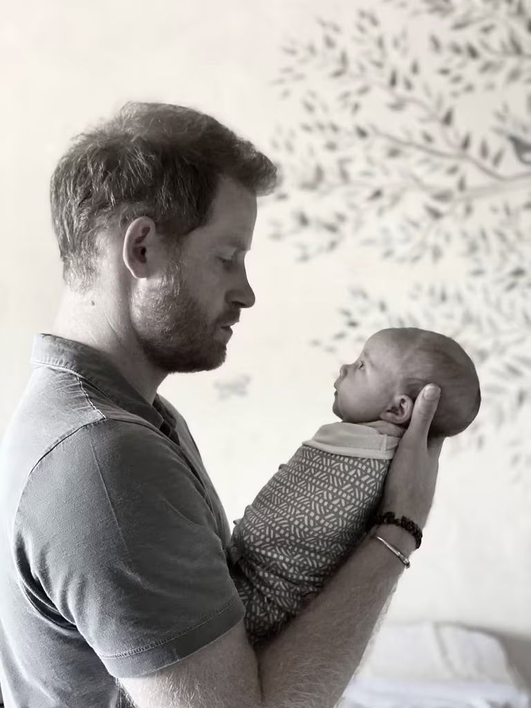 Padre e hija, en una fotografía tomada por Meghan Markle