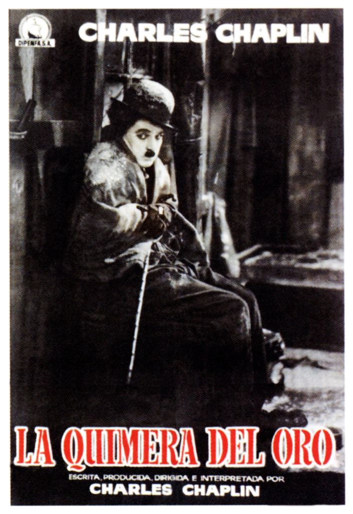 Póster de la película de Charlie Chaplin 'La quimera del Oro', película de 1925