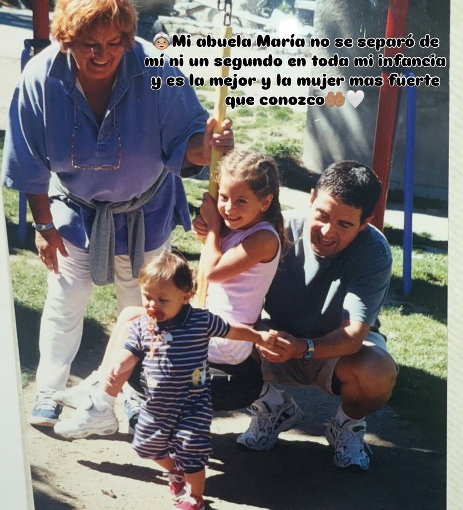 Belén Écija recuerda a su abuela María con mucho cariño