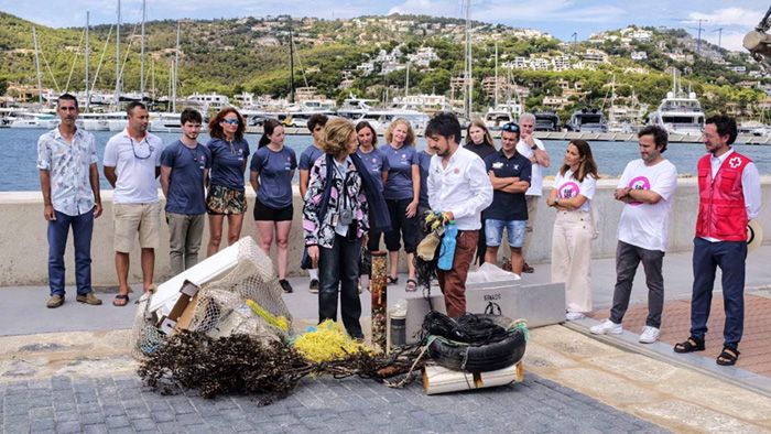 La hija de Felipe VI, en el puerto de Andratx