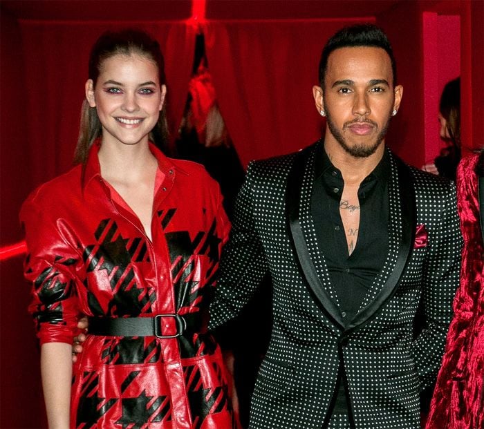 Lewis Hamilton y Barbara Palvin